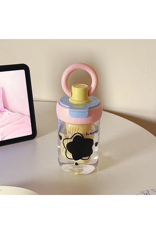 Yüksek Sıcaklığa Dayanıklı Çay Ve Su Ayırma Plastik Bardak Pembe