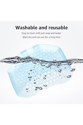 Moveevo Ön Ayak Halluks Valgus Düzeltici Mavi Nefes Alabilir Silikon 2 Çift