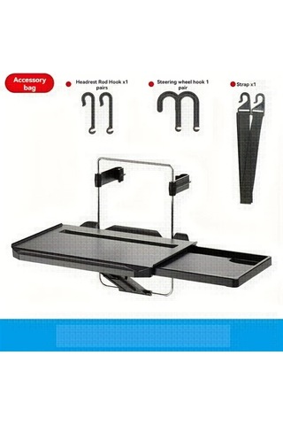 Xuweiwei High Quility Dayanıklı 2si 1 Arada Araç Direksiyon Ve Arka Koltuk Başlığı Tepsisi Yemek İçme Laptop