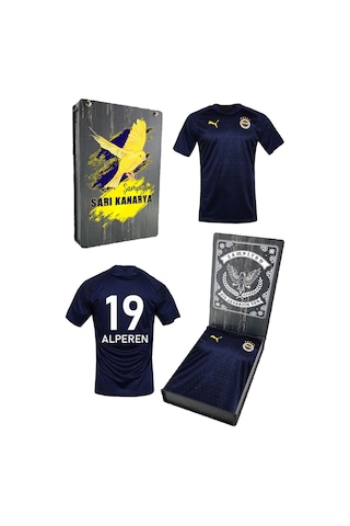 Fenerium Fenerbahçe Antrenman Kişiye Özel Çocuk T-shirt Kutulu 001
