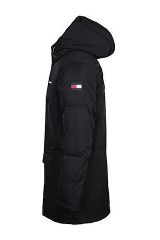 Tommy Hilfiger Arctic Cloth Parka Erkek Mont Siyah 001