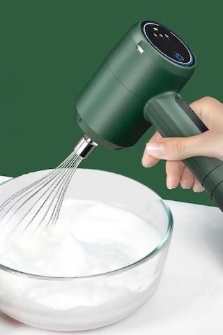 Pazly Yeşil Taşınabilir Şarjlı Qm Mikser Kademeli Kablosuz 3 Zv Yeşil Blender Yeşil