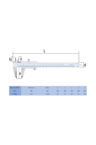 Syntek Paslanmaz Çelik Endüstriyel Tip Mekanik Mikrometre Kalınlı