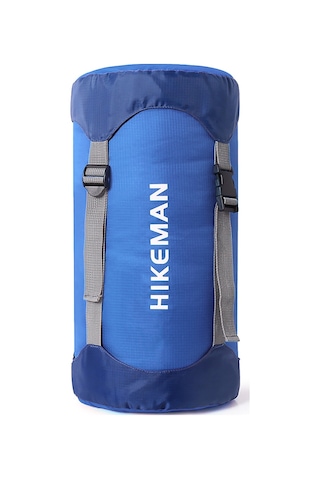 Açık Hava Uyku Tulumu Sıkıştırma Çantası Mavi L Beden Mavi