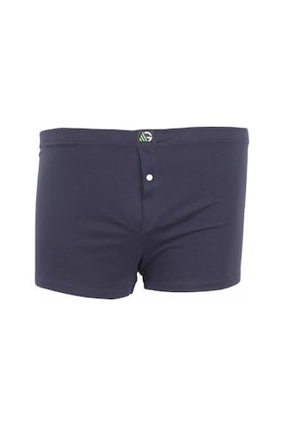 Starbattal Erkek Büyük Beden Düğmeli Uzun Paça Boxer 11907 Lacıvert - 5Xl