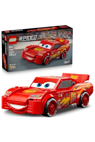 LEGO® Speed Champions | Şimşek McQueen 77255 – 9 Yaş ve Üzeri Çocuklar için Çıkartmalar İçeren Oyuncak Yapım Seti (270 Parça)