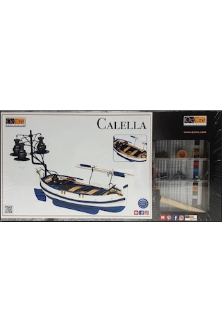 1/15 Calella Balıkçı Sandalı Ahşap Maketi, Occre 52002