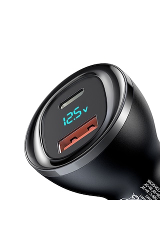 Mcdodo Cc-5670 95w 1xtype-c 1xusb Girişli Dijital Göstergeli Araç