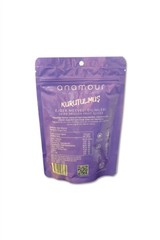Anamour Natural Ejder Meyvesi Kurusu Cips Ejder Meyvesi Şekersiz 25 G