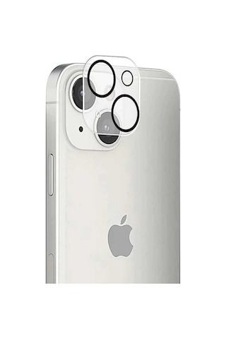 Apple Uyumlu iPhone 13 Mini Kamera Lens Koruma Camı Şeffaf