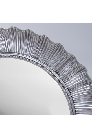 Flashy Yuvarlak Ayna Gümüş