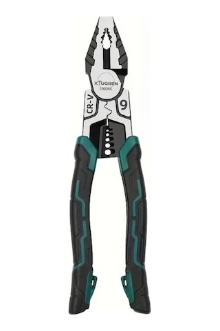 Konesam Tuosen Endüstriyel Çift Taraflı Telli Pense 9" - Elektrikçiler İçin Kesme Ve Telli Açma Aracı - Dayanıklı Süper Alaşım Yapısı