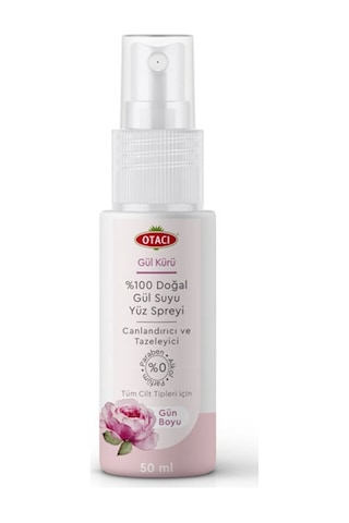 Otacı Doğal Gül Suyu Yüz Spreyi 50 ML Otacı Doğal Gül Suyu Yüz Spreyi 50 ML