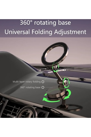 Magsafe Cep Telefonu Tutucu 360 Dönebilen Katlanır Güçlü Mıknatıs