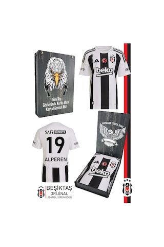 Beşiktaş Kişiye Özel 24-25 Çubuklu Forma Hediyelik Kutu 001