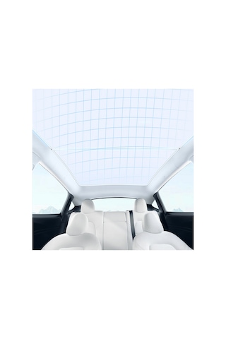 Red Lion Parts Tesla Juniper Uyumlu Kristal Buz İpeği Tavan Güneşliği Sarkma Yapmayan Ice-crystal Split Sunshade