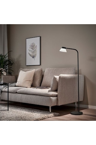 Ikea Sambord Yer Ve Okuma Lambası, Siyah-beyaz, 115 Cm Diğer