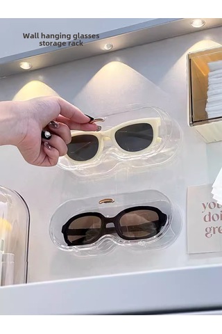 Springsun Duvar Takılı Gözlük Tutucu, Evde Odalar Ve Banyo İçin Kullanıma Uygun, Güneş Gözlüğü Ve Normal Gözlükleri Düzenleyen Sağlam Rahatlık Sf2361 Diğer