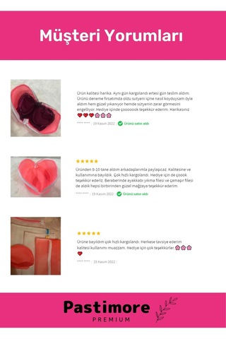 Premium Kumaş Fermuarlı Dayanıklı Çamaşır Yıkama Filesi Sütyen Yıkama Torbası 2'li Paket - Pembe