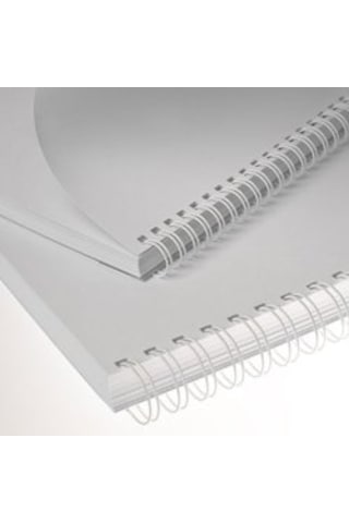 Office Force 3/8'' Beyaz 3:1'' (Inç) A4 34 Loop Kutu Tel Spiral 1