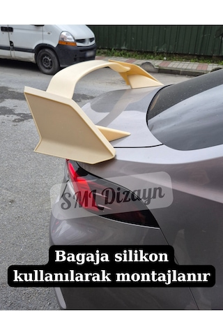 Universal Type-r Spoiler Yüksek Model - Egea, Corolla, Civic, Megane Uyumlu 121 Cm