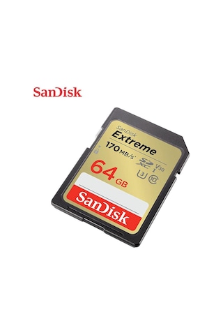 Sandisk Extreme SDSDXV2-064G-GNCIN 64 GB 70MB/s SD Hafıza Kartı