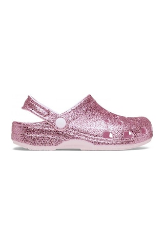 Crocs Classic Chunky Glitter Clog T Kız Çocuk Terlik 211940 Pembe