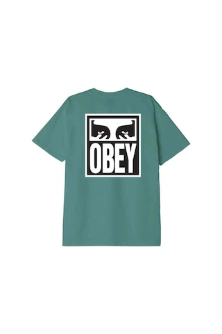 American Rag Cie Eyes Icon 2 T - Shirt - 100% Pamuklu Ağırlıklı Box Fit Tasarımıyla Şık Ve Rahat Yeşil