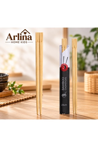 Bambu Chopstick 23 Cm Çin Yemeği Çubuğu 25li Set Ahşap
