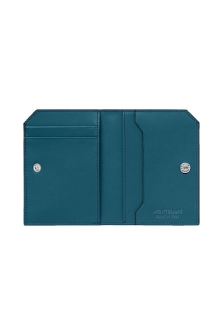 Mont Blanc Montblanc Meisterstück Selection Soft Mini 4cc Cüzdan 131246 Mavi