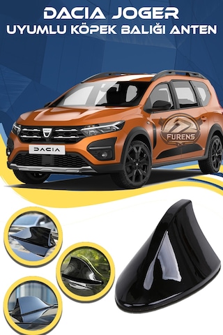 Dacia Joger Uyumlu Oto Balık Sırtı Anten Elektrikli Köpekbalığı Balina Tavan Anten