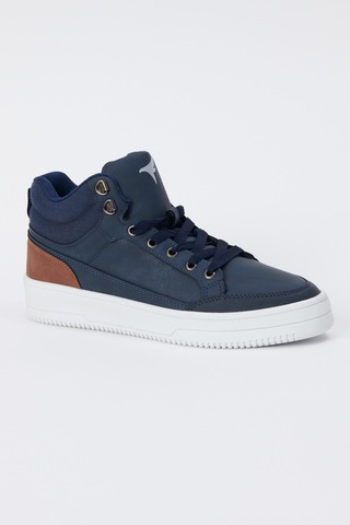 Ac&co / Altınyıldız Classics Erkek Lacivert-beyaz Kışlık Rahat Taban Spor Sneaker Lacivert - Beyaz