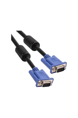 Vcom CG341AD-5.0 Mavi Konnektör Siyah 5 M VGA-M-VGA-M Kablo