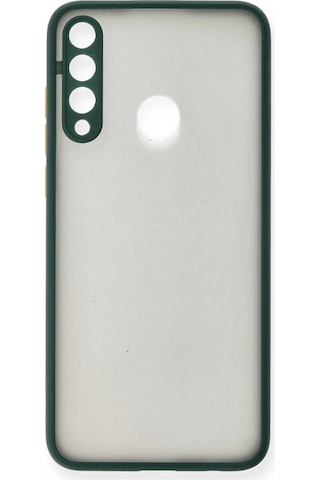 Gld-spt- Newface Huawei Y6p Kılıf Montreal Silikon Kapak - Yeşil