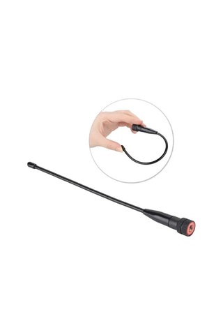 Fortunelane 400-470 Mhz Çift Bantlı Anten - 3 Km Sinyal, Baofeng/yaesu Uyumlu, Dayanıklı Plastik