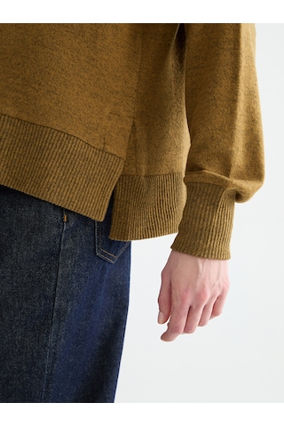 Lcw Everyday Sarı Bisiklet Yaka Oversize Kadın Sweatshirt