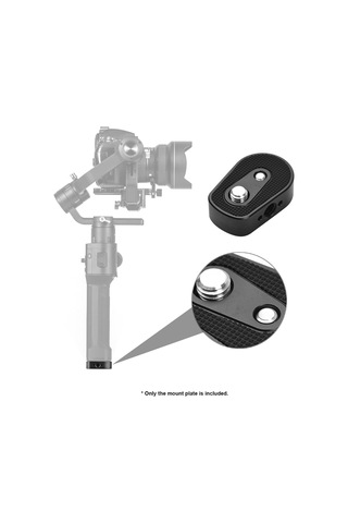 Singree "djı Ronin S/sc İçin Dayanıklı Alüminyum Alt Montaj Plakası - 1/4 & 3/8 Vida Delikli"