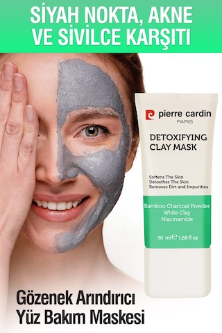 Pierre Cardin Gözenek Arındırıcı Yüz Bakım Maskesi 50 ML