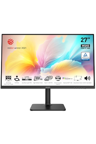 Msı Modern MD272QXP 27'' 1 MS 100 Hz 2K Pivot IPS Monitör (Teşhir)