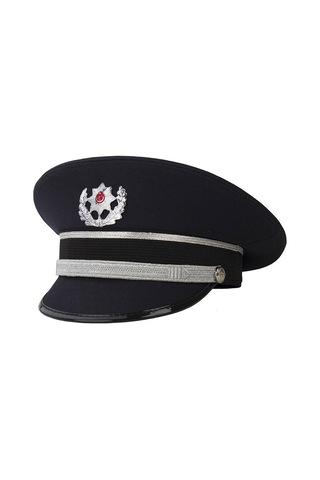 Pls Tören Amir/komiser Şapkası Amir/komiser Tören Kepi Lacivert