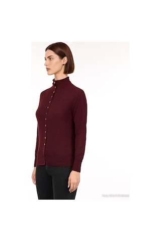 Yargıcı Regular Dik Yaka Uzun Kol Kazak 26kktr2150x 608 Bordo
