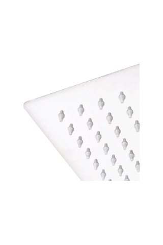 Fause Ankastre Duş Başlığı Borulu Kare Slim Metal 50x50 Cm Tavandan Krom