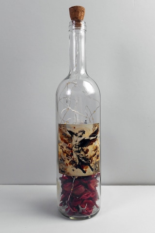 Eros Temalı Hediyelik Led Işıklı Şişe No1