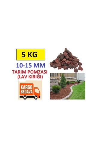 Pomza Taşı Lav Taşı 10 L 5 KG İri Tarım Pomzası Lav Kırığı Tüf
