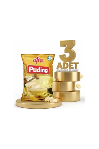 Afia Muzlu Puding 3x125 Gr