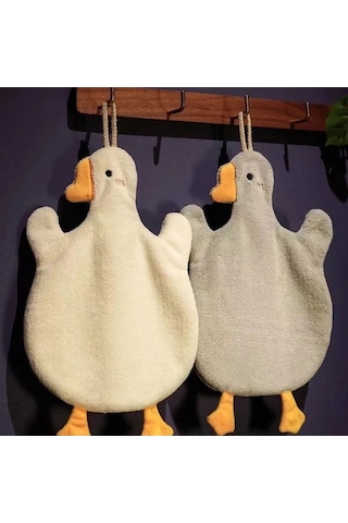 Zyzqstore Karikatür Kaz El Havlusu Mutfak Banyo Tuvalet Çok Renkli Ev Dekorasyonu Çok Renkli