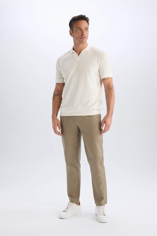 DeFacto %100 Pamuk Relax Fit Rahat Kesim Düz Paça Keten Görünümlü Yazlık Kumaş Pantolon D4251AX25SMBG755