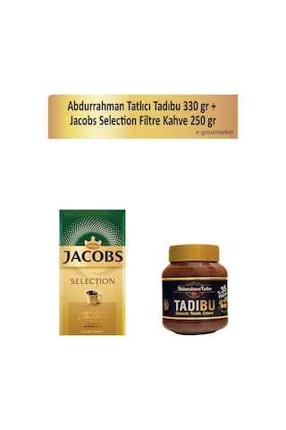 Abdurrahman Tatlıcı Tadıbu 330 G + Jacobs Selection Filtre Kahve 250 G
