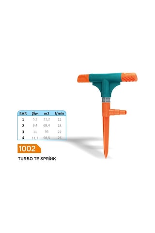 Sayım Plastik Turbo Te Sprink Fıskiye Sulama Başlığı Sürat