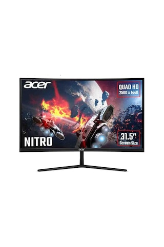 Acer Nitro EI322QURP 31.5" QHD Zeroframe Curved 1500r 165hz 1 Ms 2560 X 1440 Hdr 400 Va Led 2xhdmı 2xdp Gaming Monitör (Outlet)